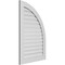 Ekena Millwork Quarter Round Top Right Surface Mount PVC Gable Vent w/ 3-1/2"W x 1"P Standard Frame, 28"W x 42"H GVPQR28X4201SF - alternate 3